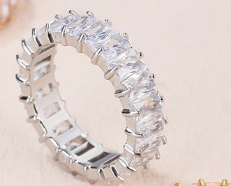 Wholesale Full Diamond Titanium Rings