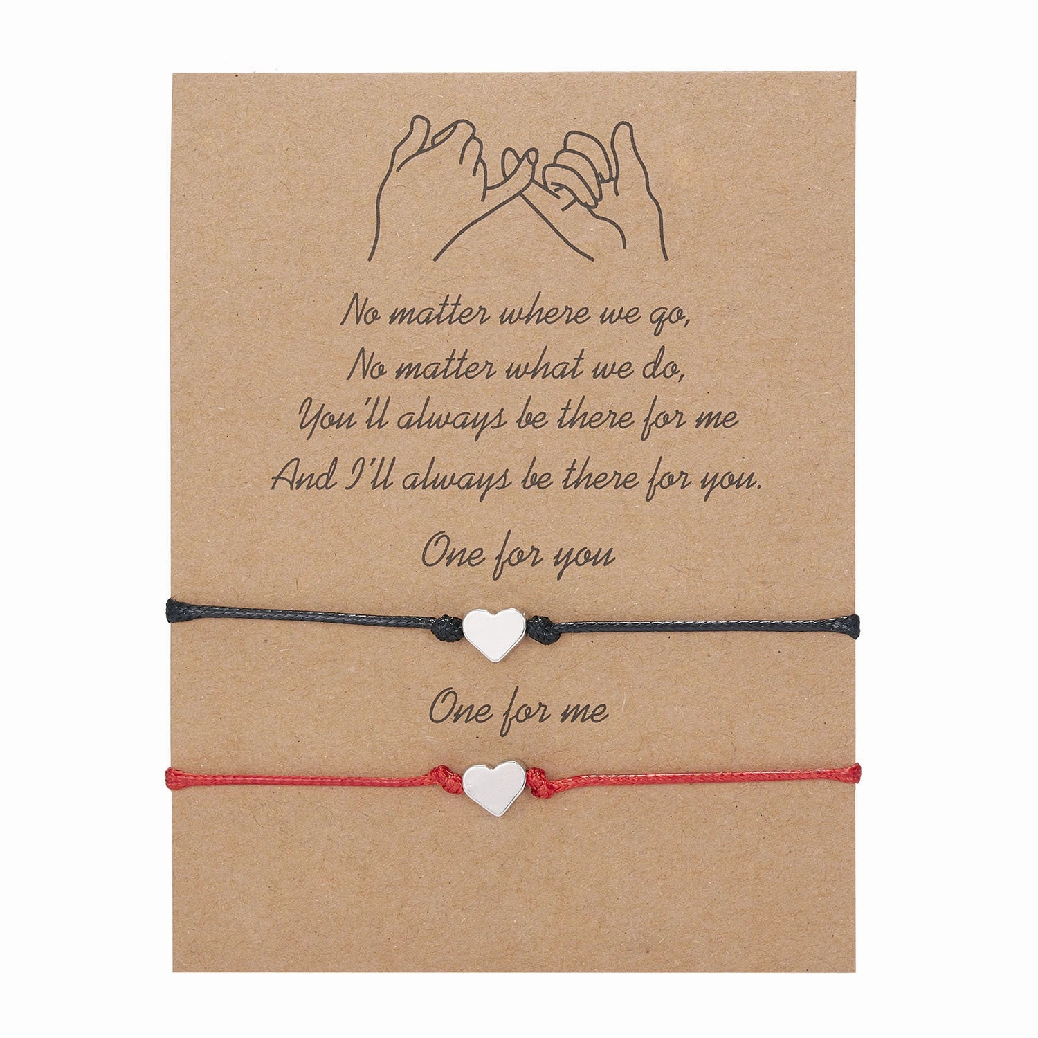 Wholesale Geometric 8-character Volcanic Stone Sunflower 2-piece Braided Adjustable Paper Card Bracelet