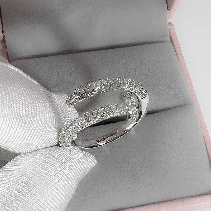 Wholesale Geometric diamond ring
