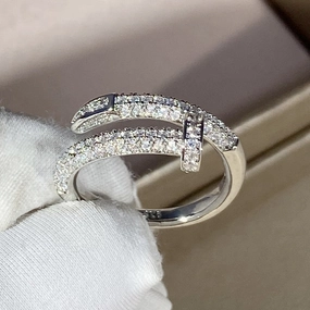 Wholesale Geometric diamond ring