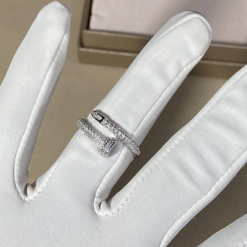 Wholesale Geometric diamond ring