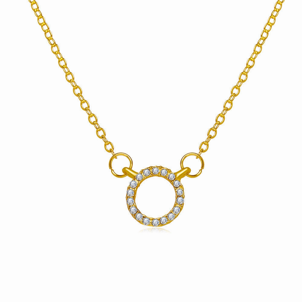 Wholesale Geometric ring with diamond clavicle