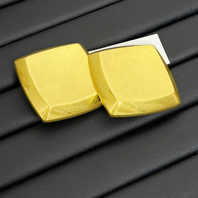 Wholesale Geometric Square Exaggerated Large Earrings