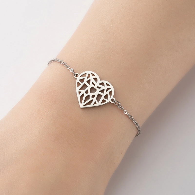 Wholesale Geometric Star Moon Love Bracelet