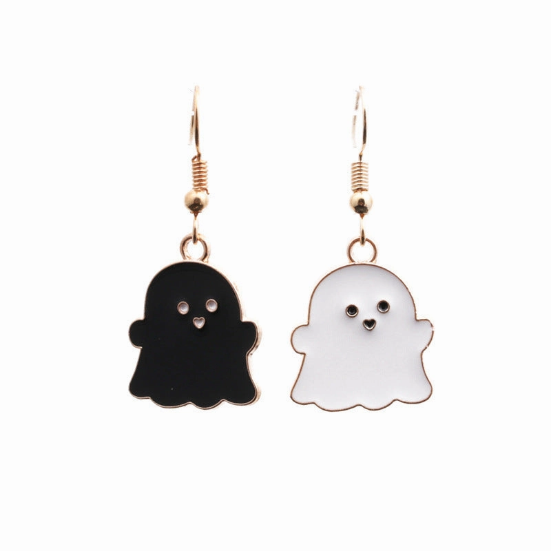 Wholesale Ghost Alloy Earrings Necklace Set