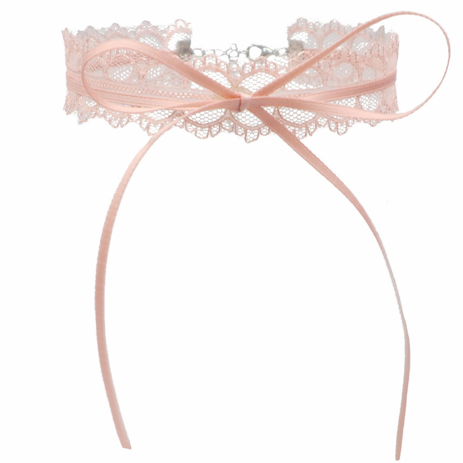 Wholesale Girls' Pink Heart Butterfly Clavicle Necklace