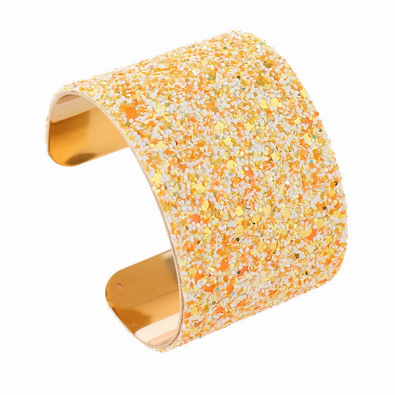 Wholesale Glitter Pink Gradient Color Brilliant Bracelet