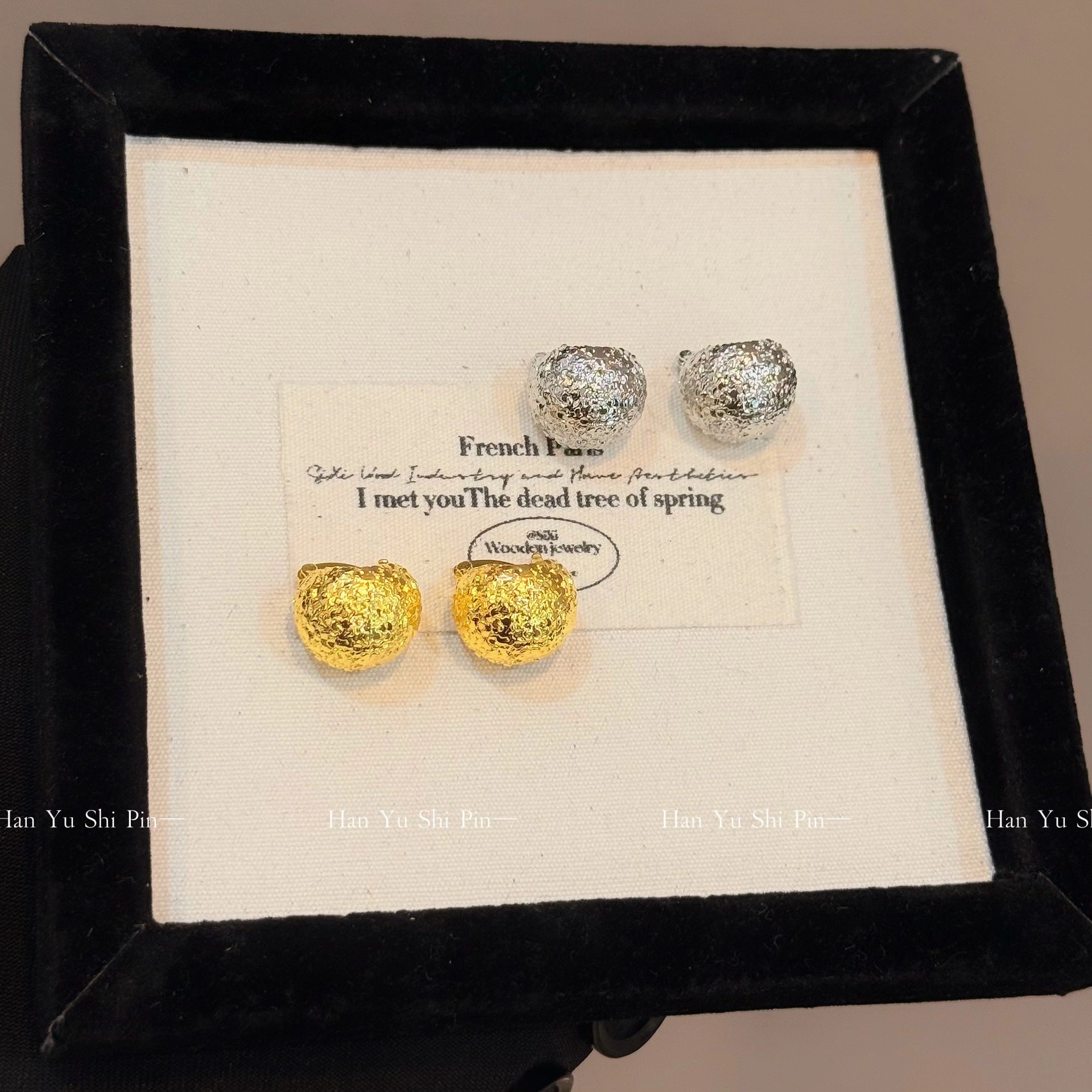 Wholesale Glittering crushed ice earrings light luxury ear clips and hoop