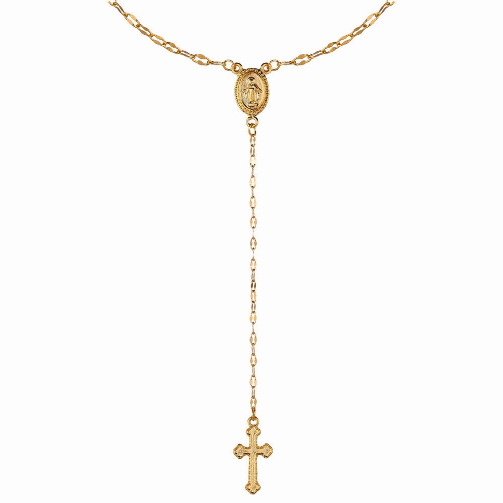 Wholesale Gold Cross Pendant Necklace Vintage Alloy Clavicle Chain