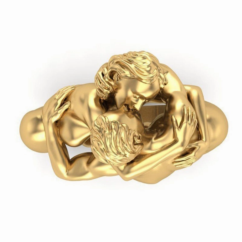 Wholesale Gold Male Female Love Art Rings
