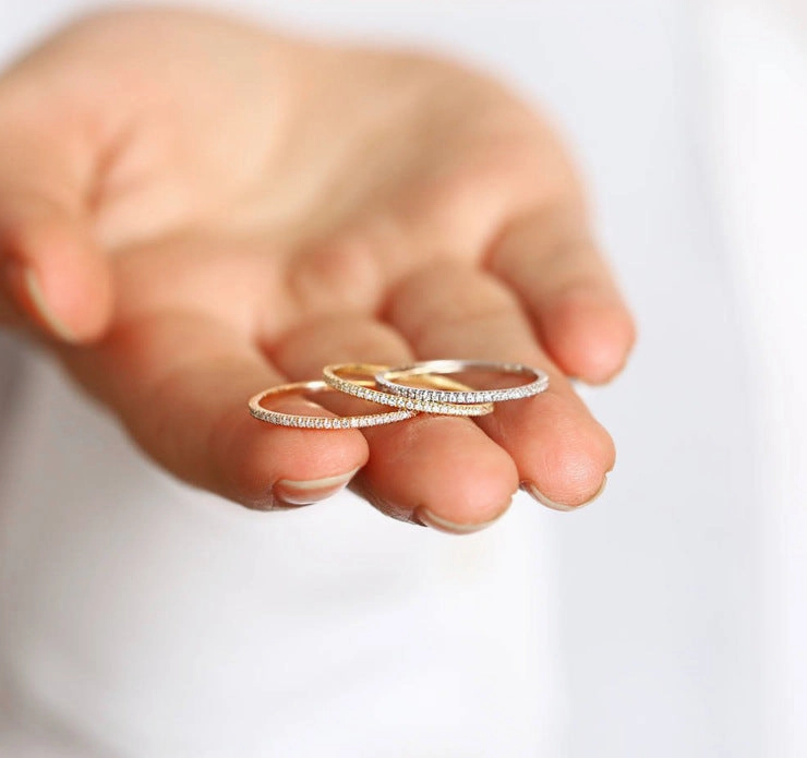 Wholesale Gold Plated Copper Thin Ring