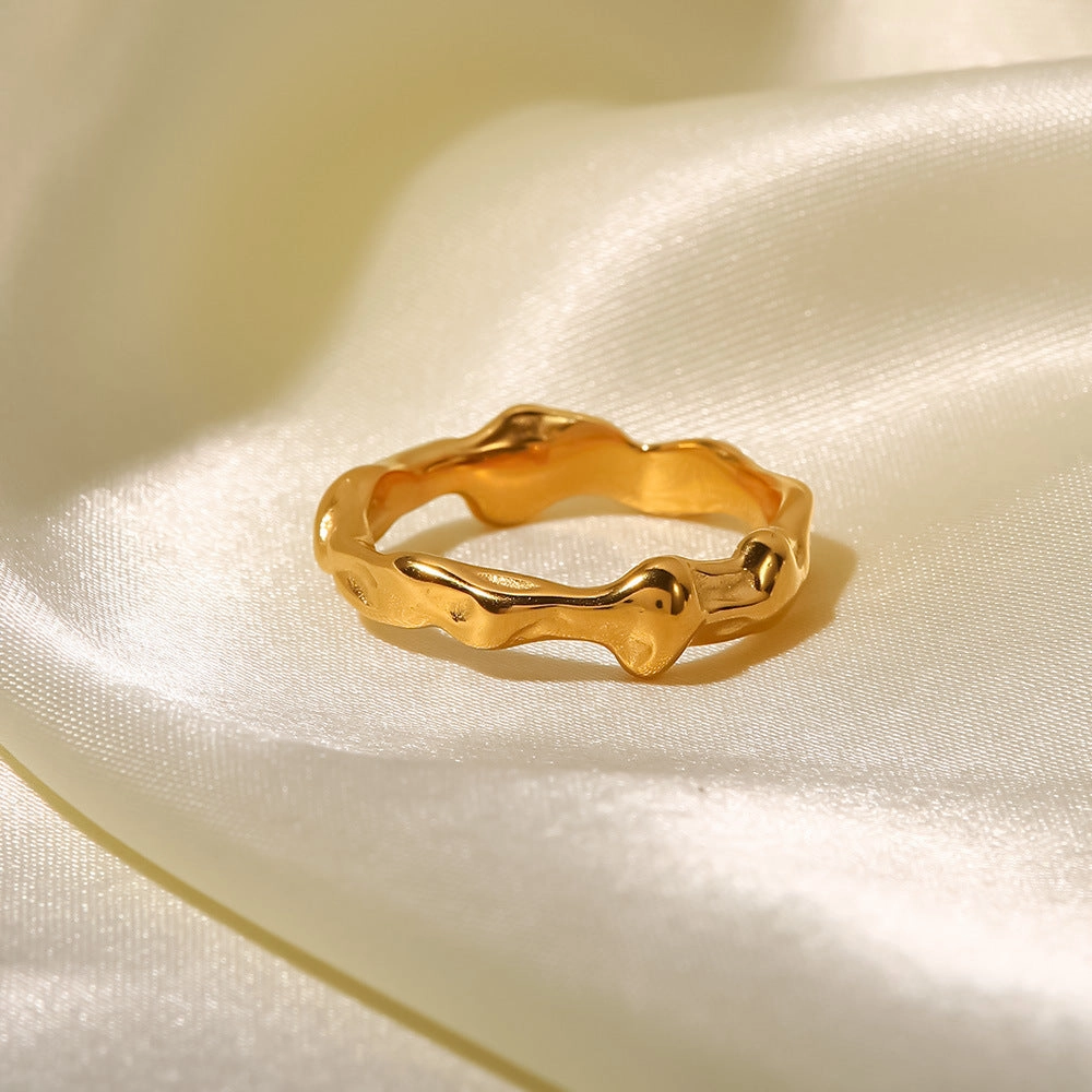 Wholesale Gold Plated Stainless Steel Rings