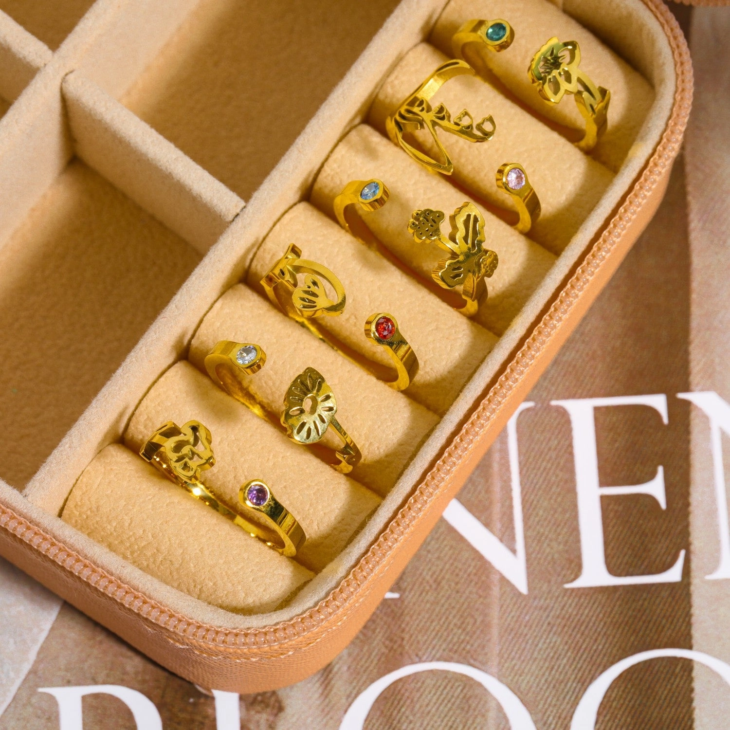 Wholesale Gold Stainless Steel Ring