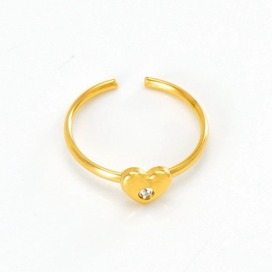 Wholesale Gold Titanium Steel Rings