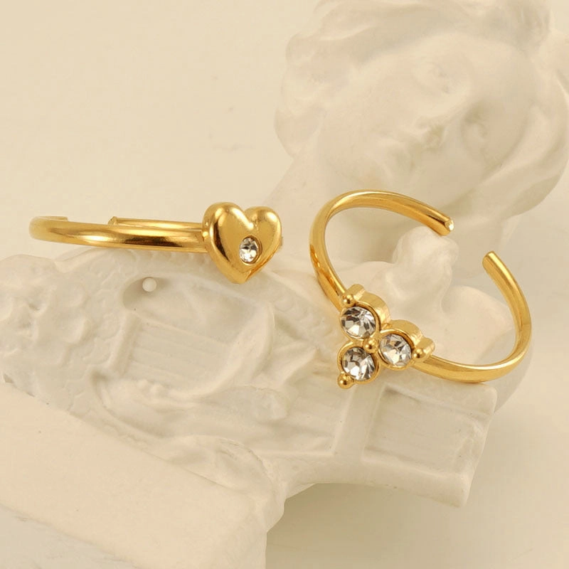 Wholesale Gold Titanium Steel Rings