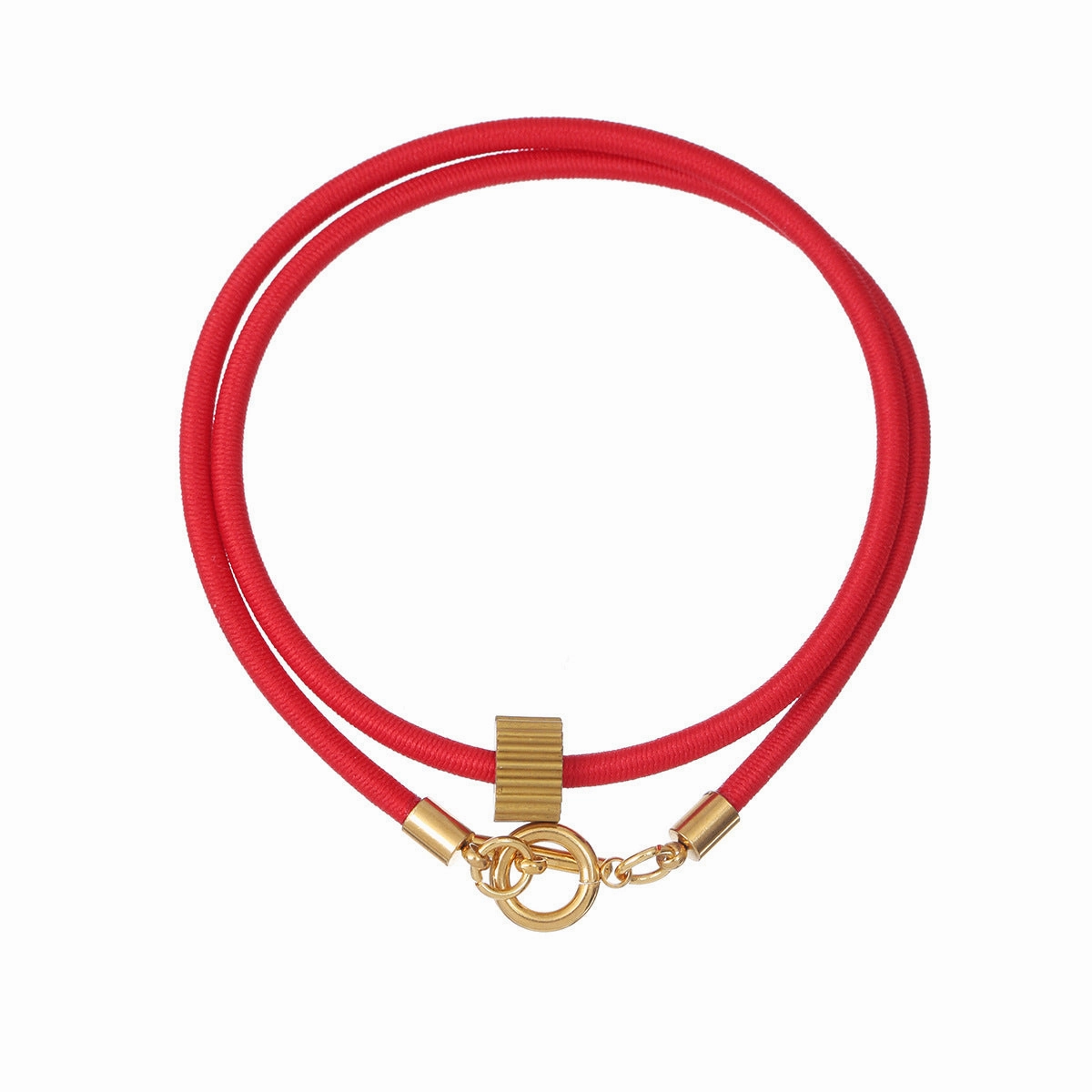 Wholesale Gold Tungsten Carbide OT Buckle Double Layer Bracelet