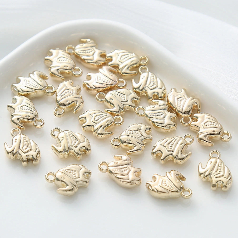 Wholesale Gold Vintage Bracelet Pendant Butterfly Tulip Collection Diy Accessories