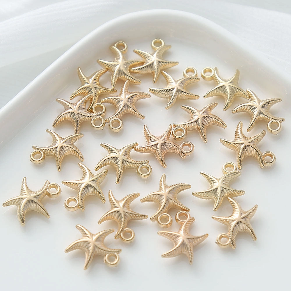 Wholesale Gold Vintage Bracelet Pendant Butterfly Tulip Collection Diy Accessories
