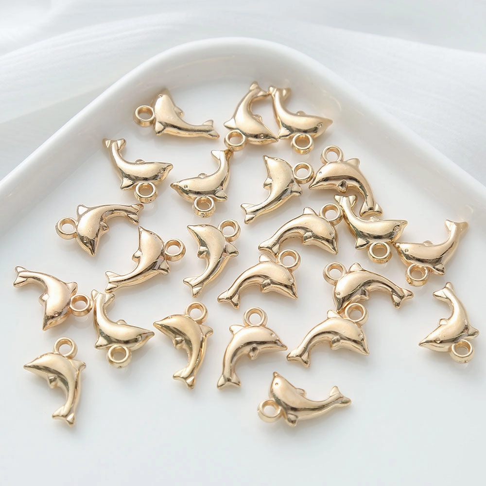 Wholesale Gold Vintage Bracelet Pendant Butterfly Tulip Collection Diy Accessories