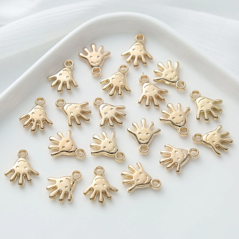 Wholesale Gold Vintage Bracelet Pendant Butterfly Tulip Collection Diy Accessories