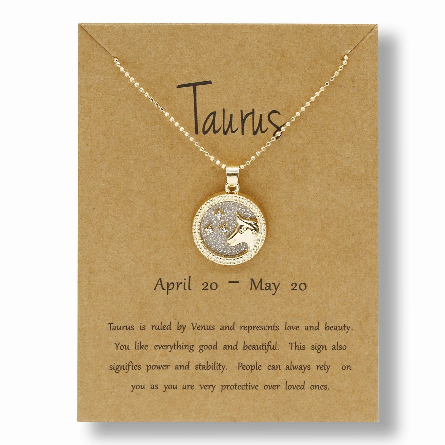Wholesale Golden Zodiac Sign Coin Clavicle Chain Sweater Chain