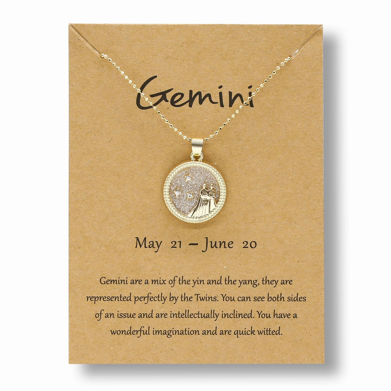 Wholesale Golden Zodiac Sign Coin Clavicle Chain Sweater Chain