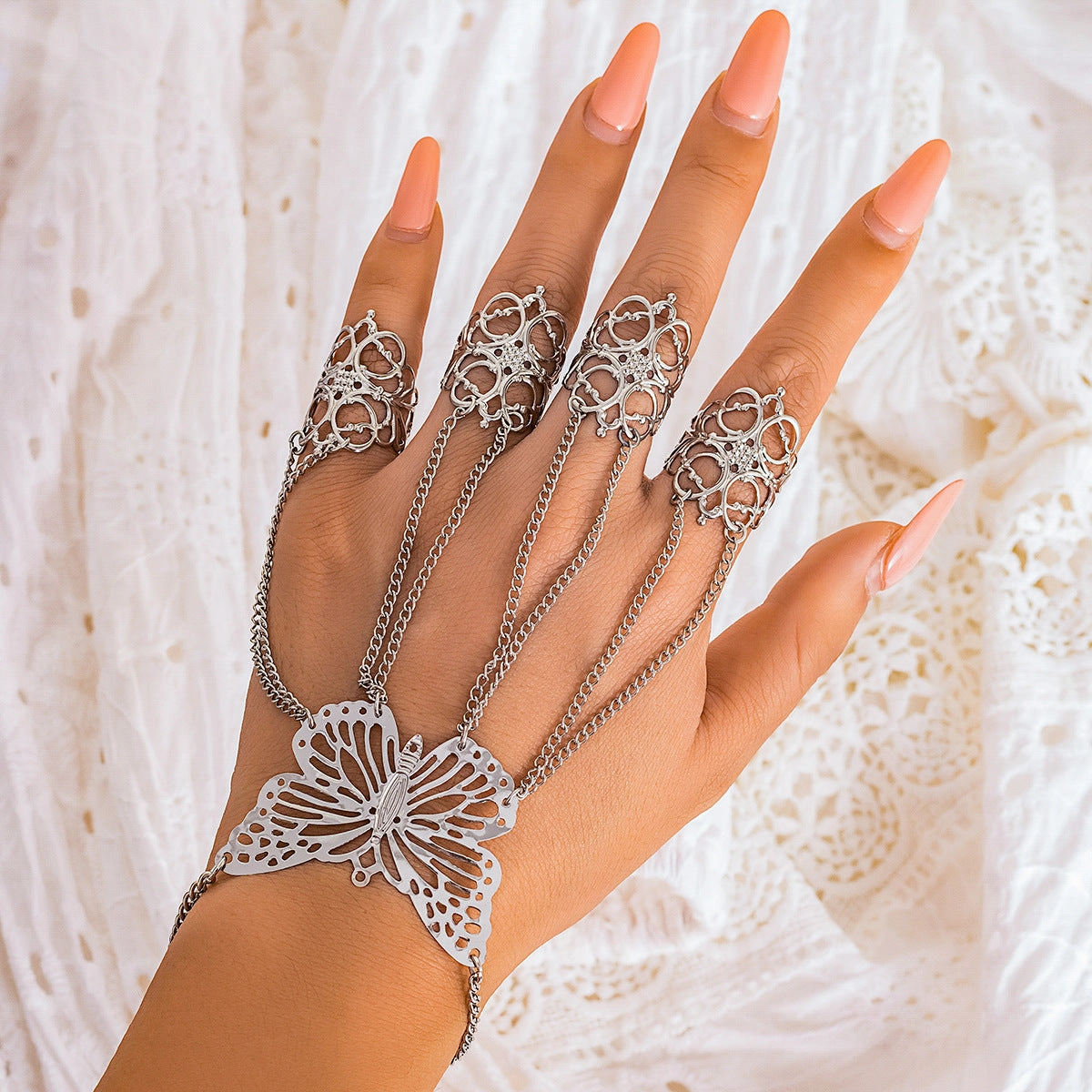 Wholesale Gothic Ghost Mittens Bracelet