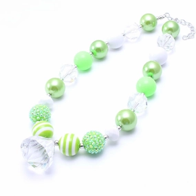 Wholesale Green Children's Beaded Necklace