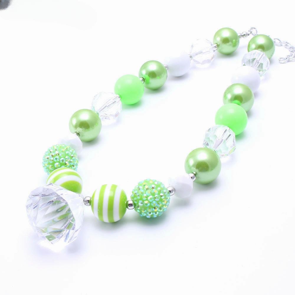 Wholesale Green Children's Beaded Necklace