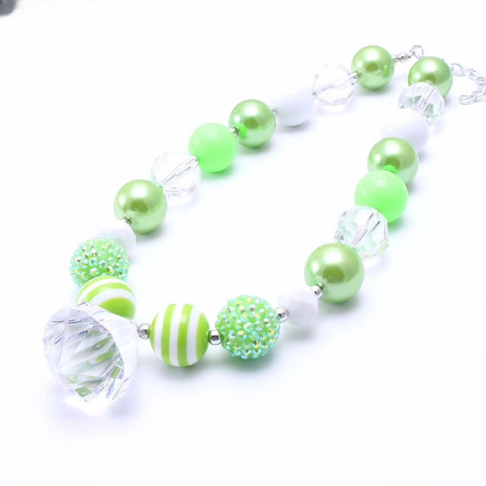 Wholesale Green Children's Beaded Necklace