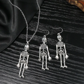 Wholesale Halloween Exaggerated Creative Skeleton Skeleton Dark Style Earrings
