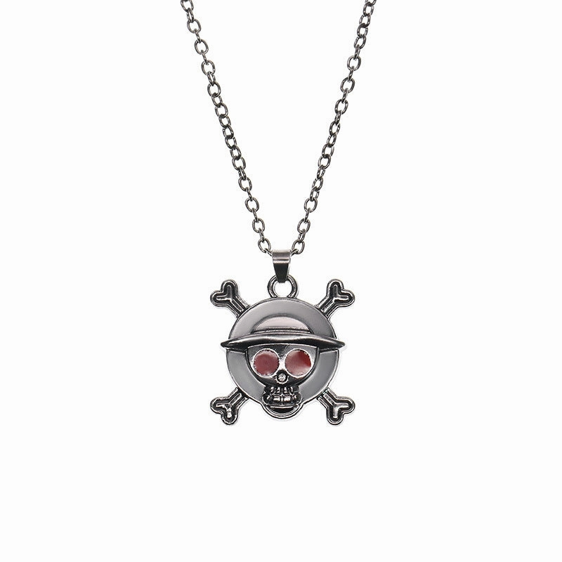 Wholesale Halloween Ghost Skeleton Bat Pumpkin Head Pendant Necklace