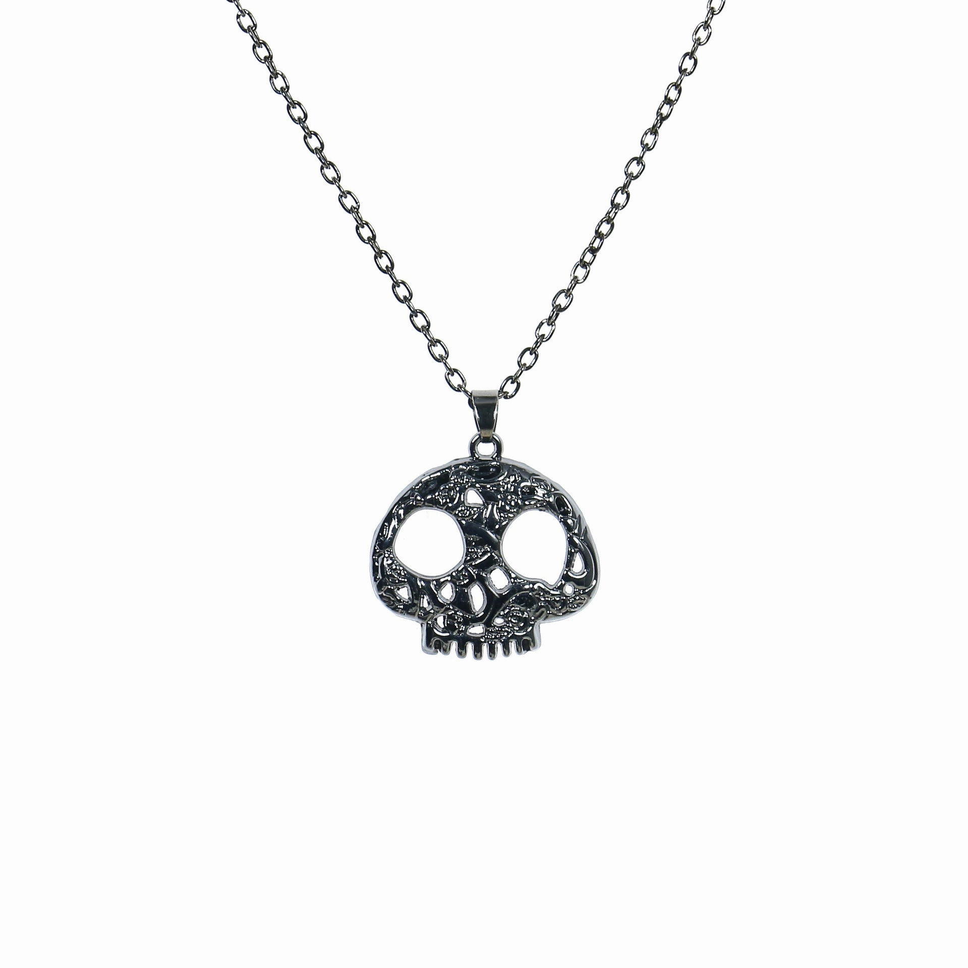 Wholesale Halloween Ghost Skeleton Bat Pumpkin Head Pendant Necklace