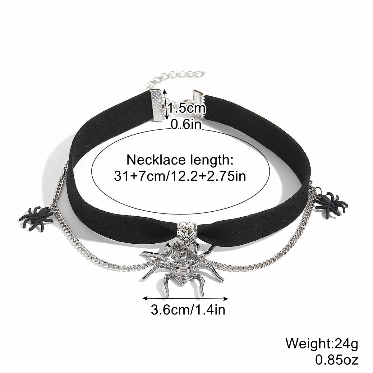 Wholesale Halloween Skull Pumpkin Dark Wind Necklace