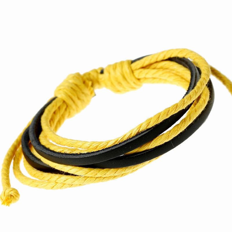 Wholesale Hand Made Multilayer Leather Bracelet