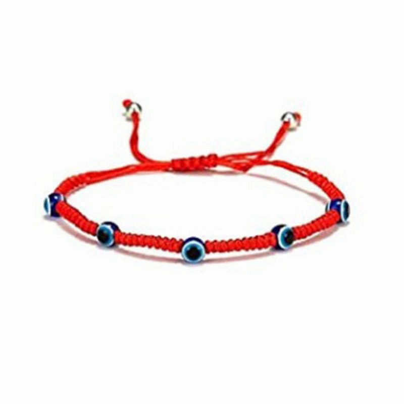 Wholesale Hand Woven Adjustable Devil's Eye Red String Bracelet