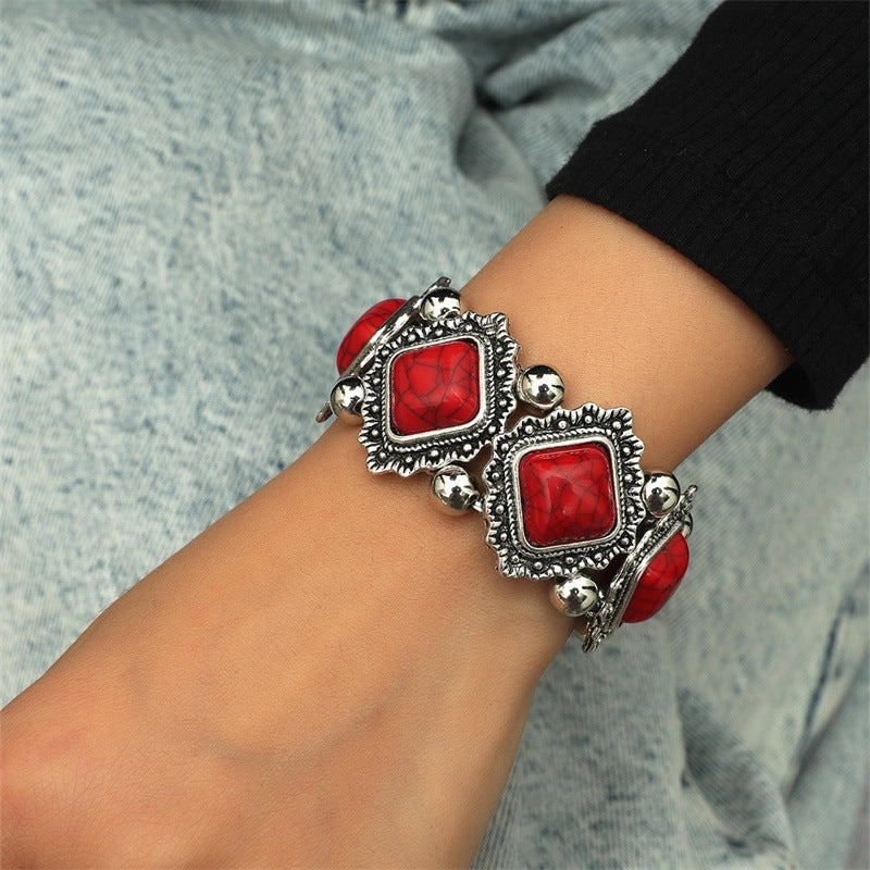 Wholesale Handmade Antique Silver Alloy Bracelet
