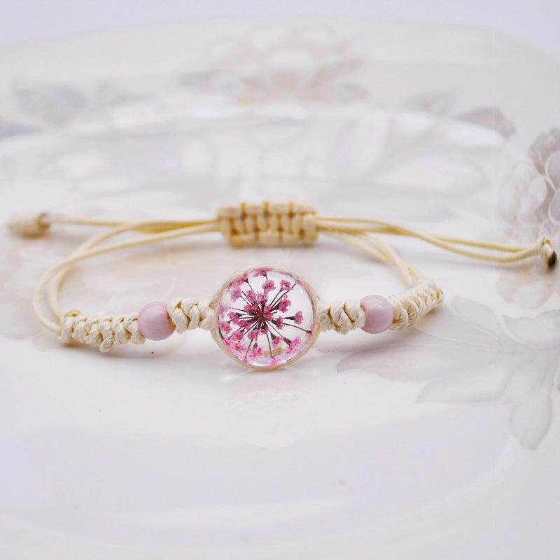 Wholesale Handmade Hemp Cotton Woven Bracelet