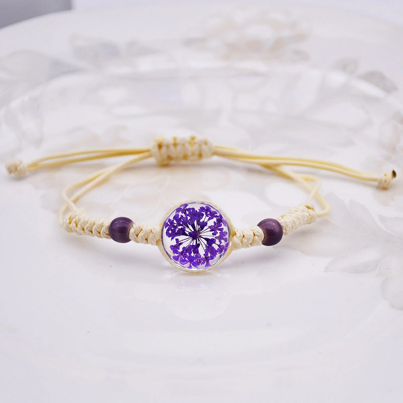 Wholesale Handmade Hemp Cotton Woven Bracelet