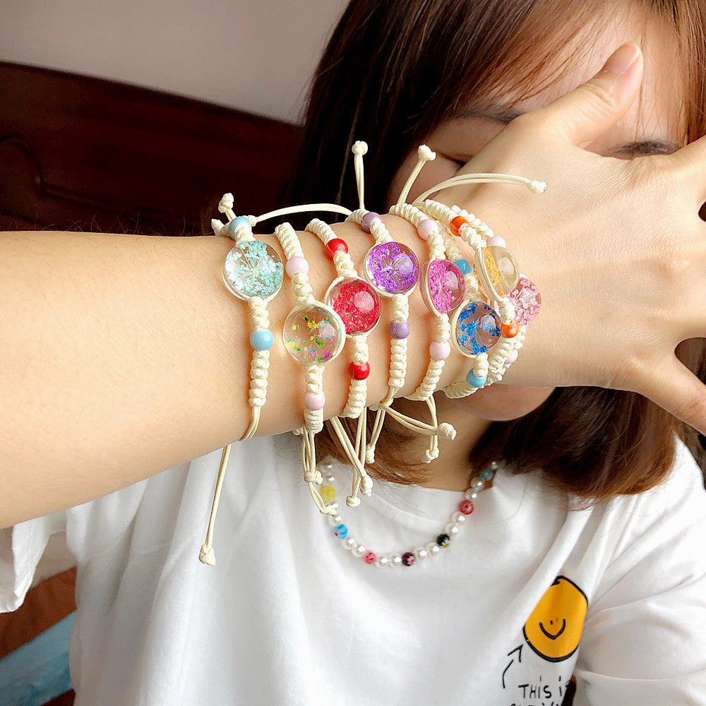 Wholesale Handmade Hemp Cotton Woven Bracelet