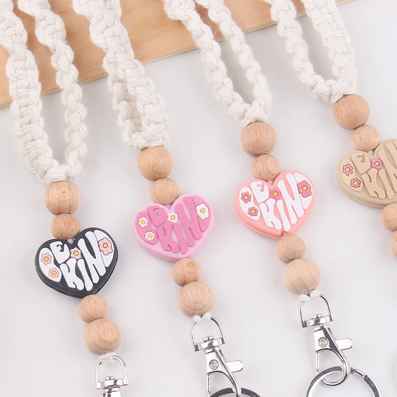 Wholesale Handmade woven necklace keychain
