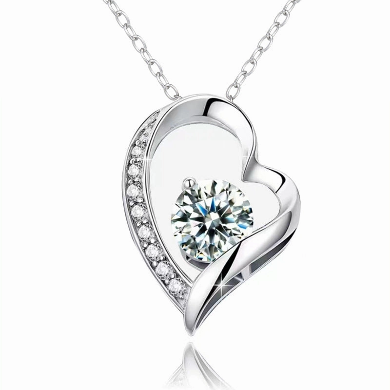 Wholesale Heart Diamond Copper Necklaces