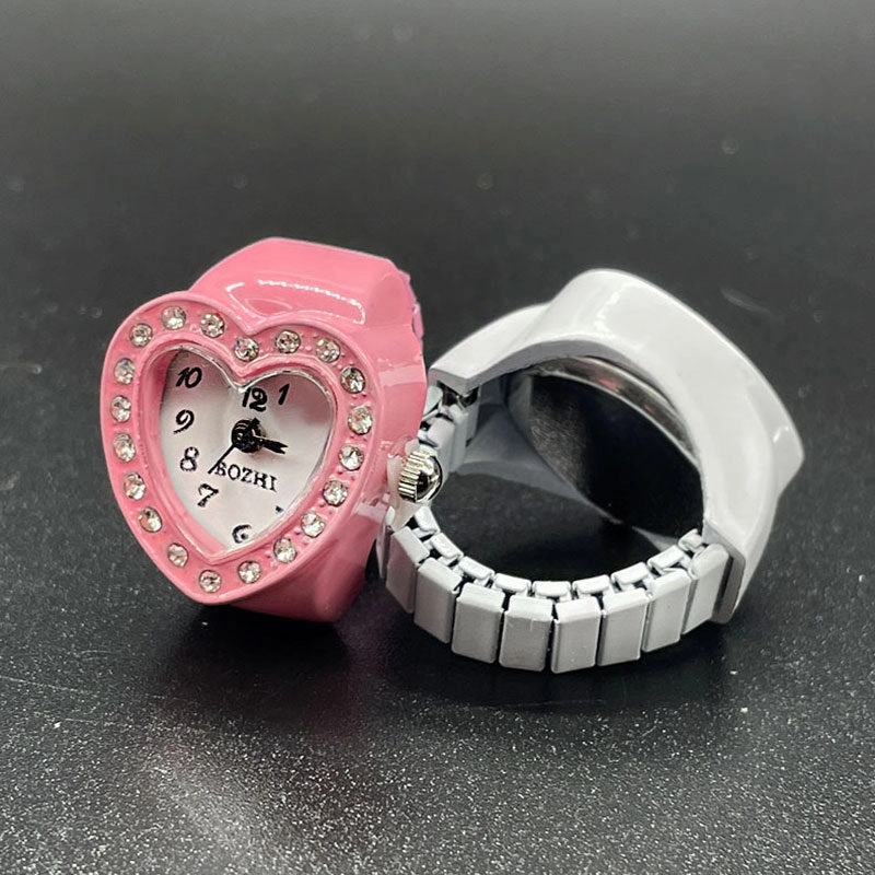 Wholesale Heart Diamond Stainless Steel Rings Watch
