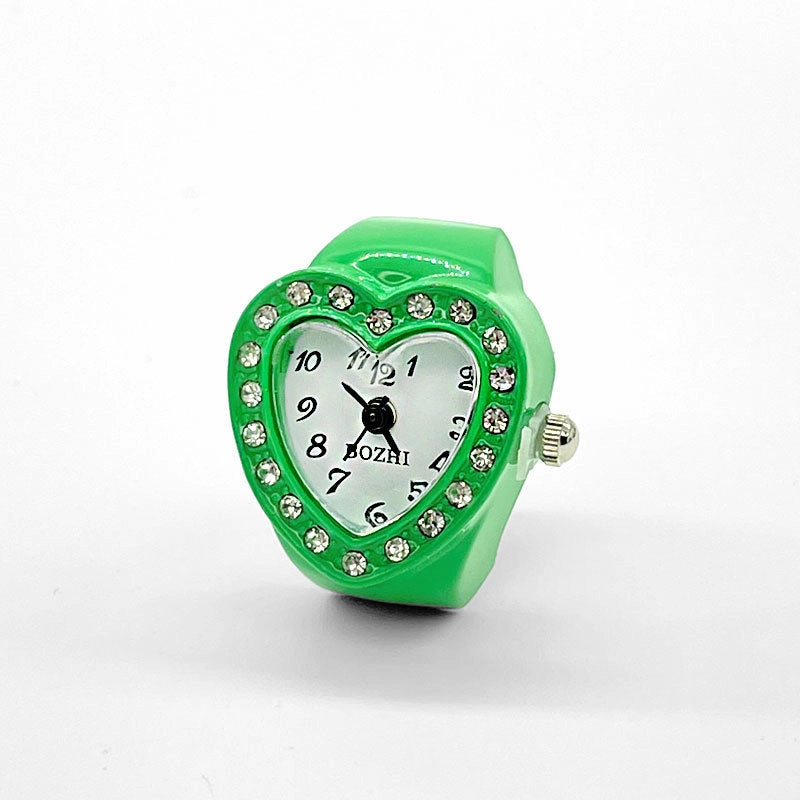 Wholesale Heart Diamond Stainless Steel Rings Watch