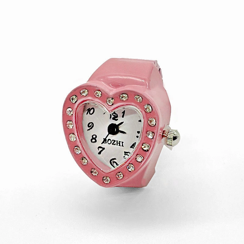 Wholesale Heart Diamond Stainless Steel Rings Watch