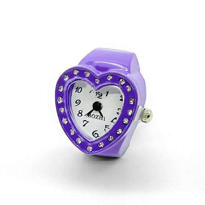 Wholesale Heart Diamond Stainless Steel Rings Watch