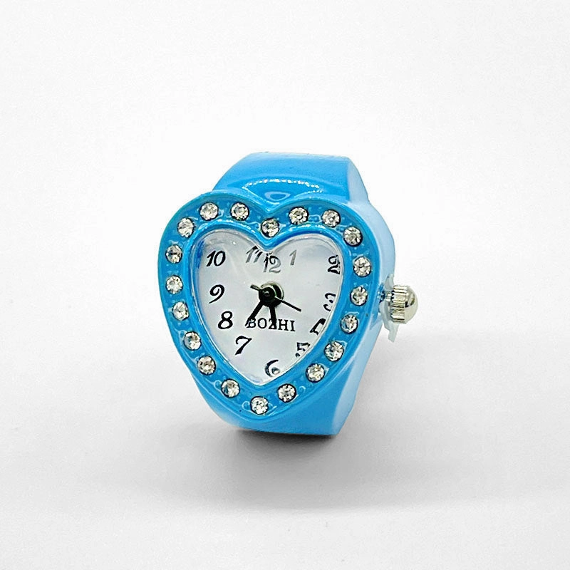 Wholesale Heart Diamond Stainless Steel Rings Watch