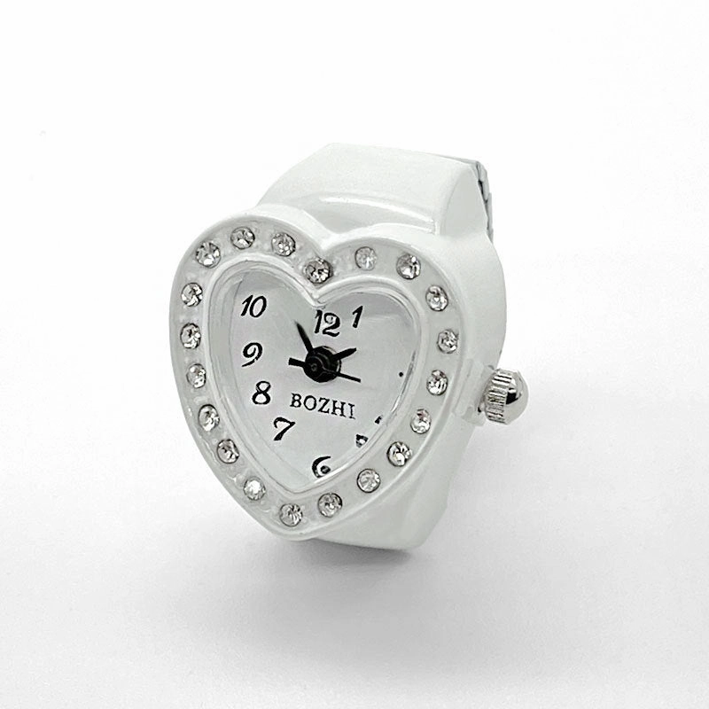 Wholesale Heart Diamond Stainless Steel Rings Watch