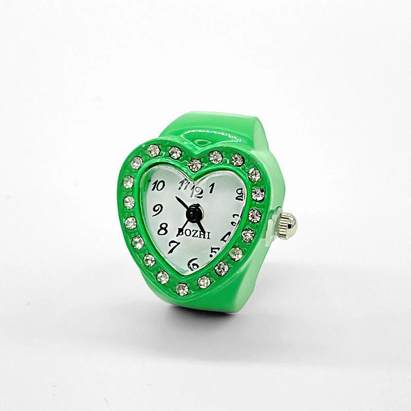 Wholesale Heart Diamond Stainless Steel Rings Watch