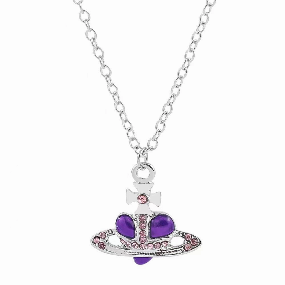 Wholesale Heart rhinestone necklace